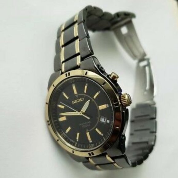 Seiko Other - Seiko Men's Kinetic Watch 5M62-0BJ0